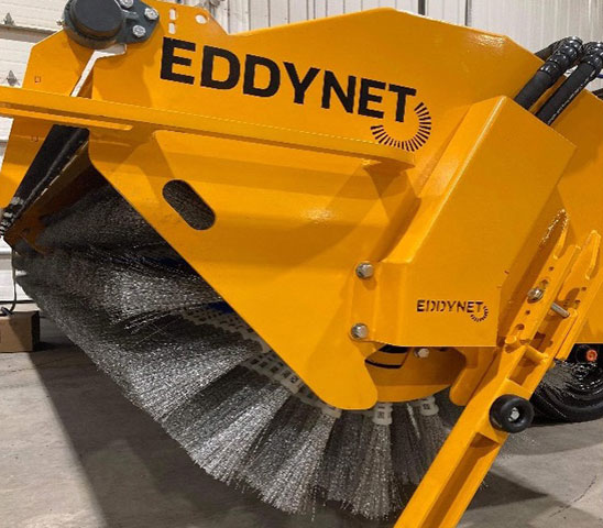 Eddynet Airport Sweeper with Steel Bristles